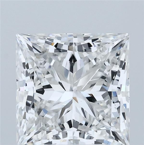 4.03 Carat Princess Lab Grown Diamond, Excellent Polish, E Color, VS1 Clarity