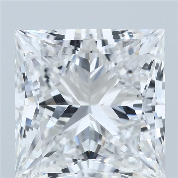 7.04 Carat Princess Lab Grown Diamond, Excellent Polish, D Color, VS1 Clarity