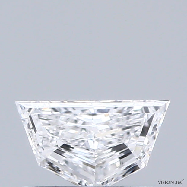 0.31 Carat Pentagon Step Cut Lab Grown Diamond, Very Good Polish, D Color, VS1 Clarity