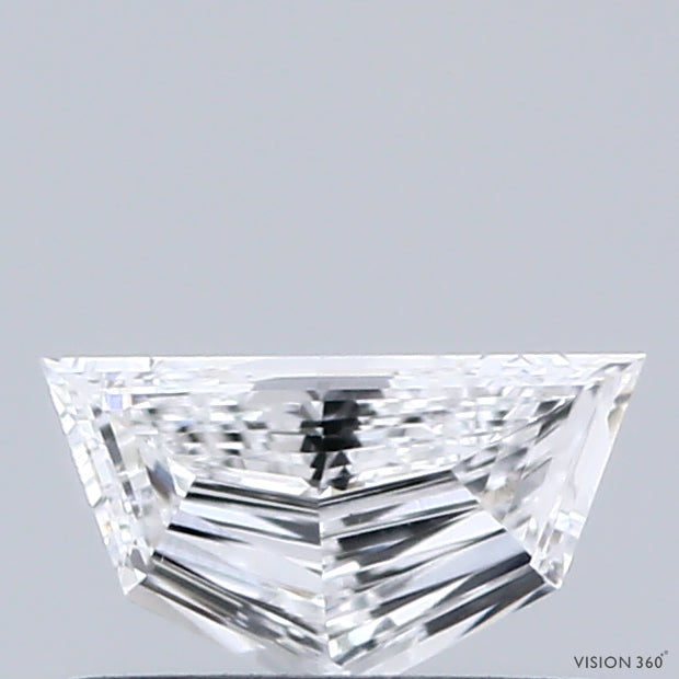 0.31 Carat Pentagon Step Cut Lab Grown Diamond, Very Good Polish, D Color, VS1 Clarity