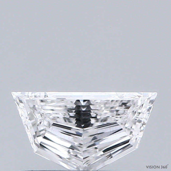 0.31 Carat Pentagon Step Cut Lab Grown Diamond, Very Good Polish, D Color, VVS2 Clarity