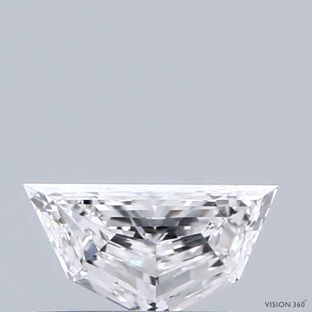 0.31 Carat Pentagon Step Cut Lab Grown Diamond, Very Good Polish, E Color, VS1 Clarity