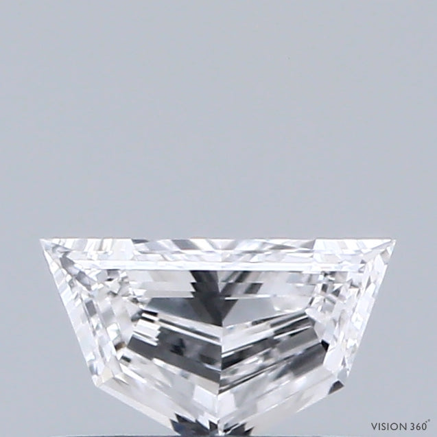 0.31 Carat Pentagon Step Cut Lab Grown Diamond, Very Good Polish, E Color, VVS2 Clarity