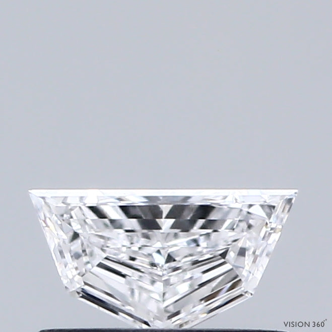 0.33 Carat Pentagon Step Cut Lab Grown Diamond, Excellent Polish, D Color, VS1 Clarity