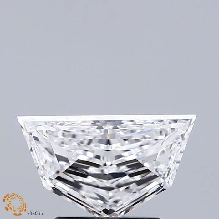 1.21 Carat Pentagon Step Cut Lab Grown Diamond, Excellent Polish, D Color, VVS2 Clarity
