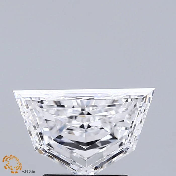 1.21 Carat Pentagon Step Cut Lab Grown Diamond, Excellent Polish, D Color, VVS2 Clarity