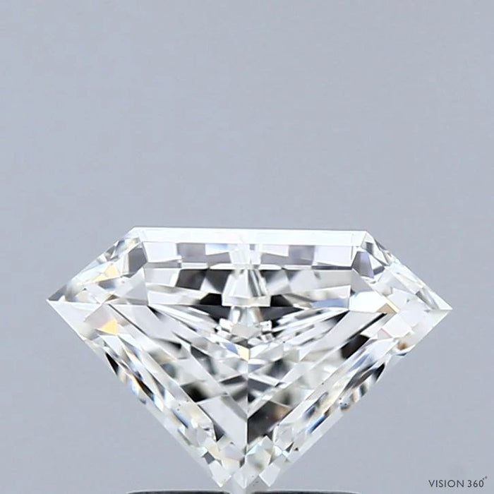 1.21 Carat Pentagon Step Cut Lab Grown Diamond, Excellent Polish, F Color, VS1 Clarity