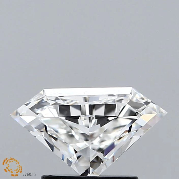 1.25 Carat Pentagon Step Cut Lab Grown Diamond, Excellent Polish, E Color, VS1 Clarity