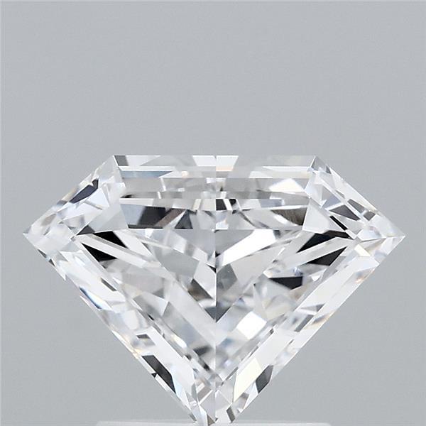 1.37 Carat Pentagon Step Cut Lab Grown Diamond, Excellent Polish, D Color, VVS2 Clarity