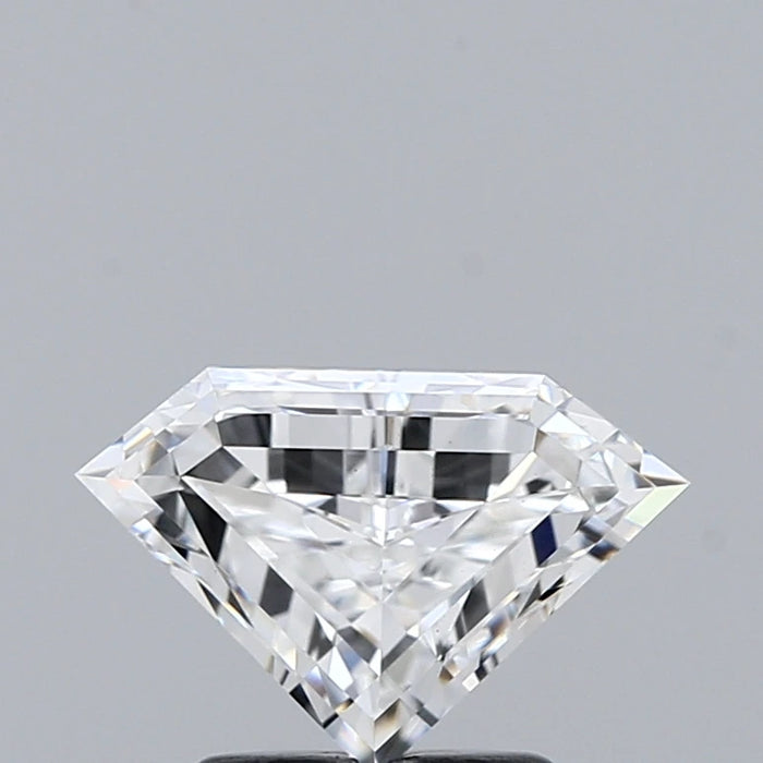 1.51 Carat Pentagon Step Cut Lab Grown Diamond, Excellent Polish, D Color, VS1 Clarity
