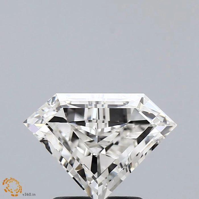 1.53 Carat Pentagon Step Cut Lab Grown Diamond, Excellent Polish, G Color, VS1 Clarity