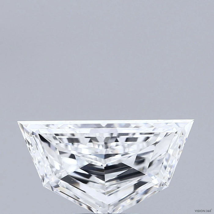 3.04 Carat Pentagon Step Cut Lab Grown Diamond, Excellent Polish, E Color, VVS2 Clarity