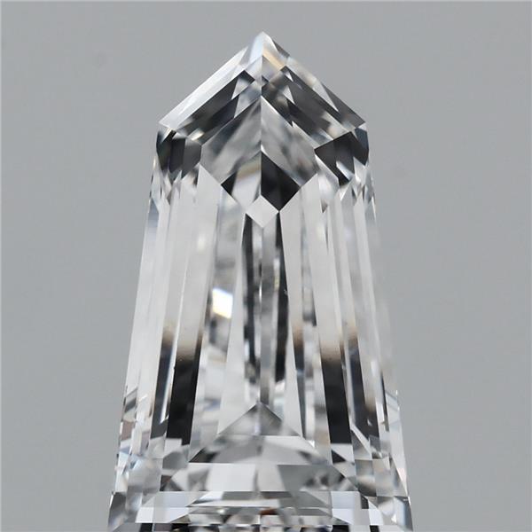 3.13 Carat Pentagon Step Cut Lab Grown Diamond, Excellent Polish, D Color, VVS2 Clarity