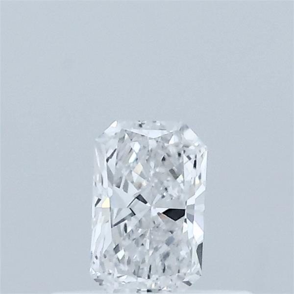 0.30 Carat Radiant Lab Grown Diamond, Very Good Polish, D Color, VVS2 Clarity