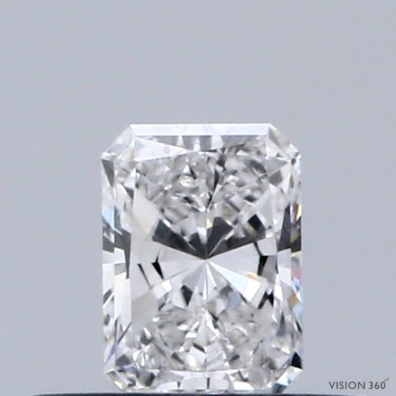 0.31 Carat Radiant Lab Grown Diamond, Very Good Polish, E Color, VS1 Clarity