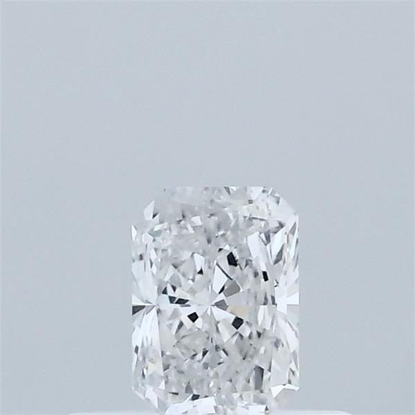 0.32 Carat Radiant Lab Grown Diamond, Very Good Polish, D Color, VVS2 Clarity