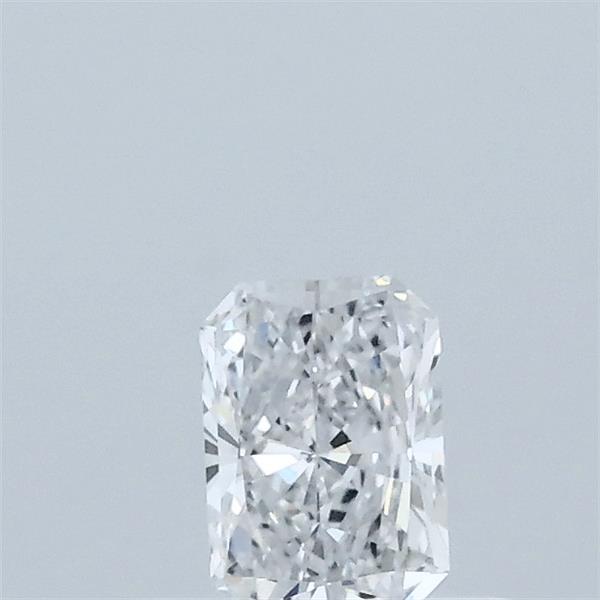 0.32 Carat Radiant Lab Grown Diamond, Very Good Polish, D Color, VVS2 Clarity