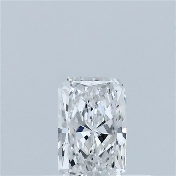 0.32 Carat Radiant Lab Grown Diamond, Very Good Polish, E Color, VVS1 Clarity