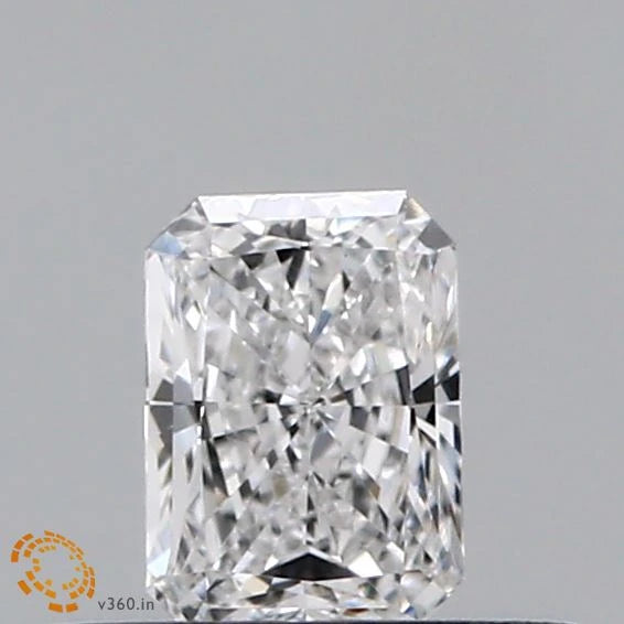 0.32 Carat Radiant Lab Grown Diamond, Very Good Polish, E Color, VVS2 Clarity
