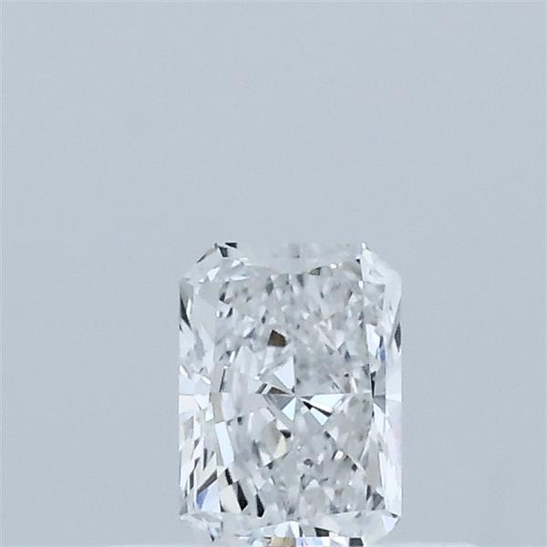 0.33 Carat Radiant Lab Grown Diamond, Very Good Polish, D Color, VVS2 Clarity