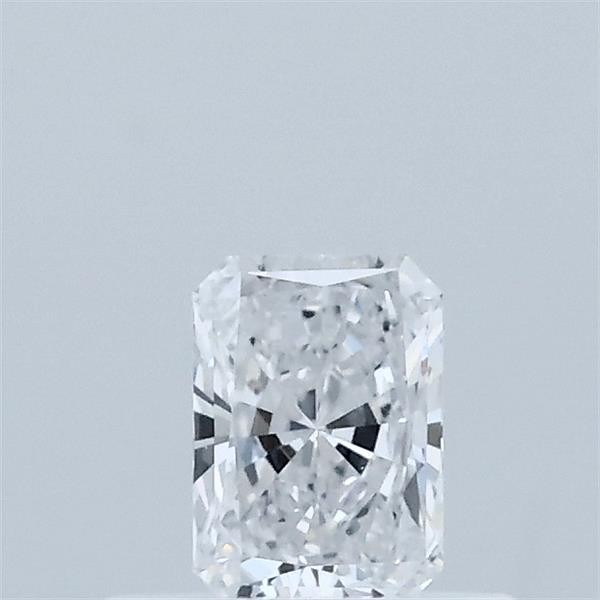 0.34 Carat Radiant Lab Grown Diamond, Very Good Polish, D Color, VVS2 Clarity