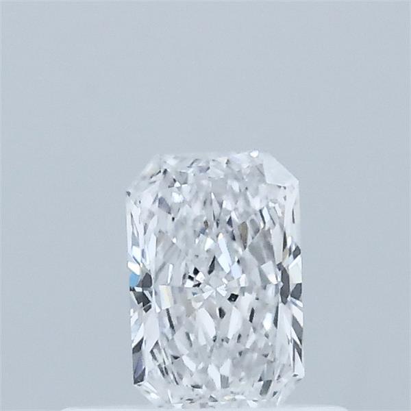 0.35 Carat Radiant Lab Grown Diamond, Very Good Polish, D Color, VVS2 Clarity