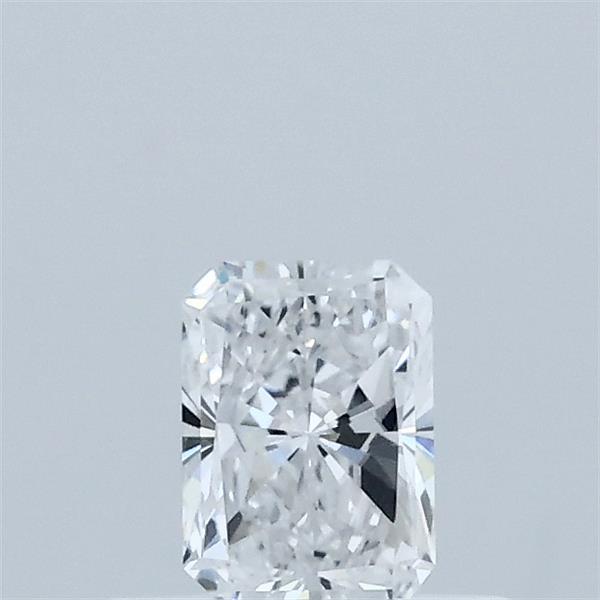 0.36 Carat Radiant Lab Grown Diamond, Excellent Polish, D Color, VVS2 Clarity