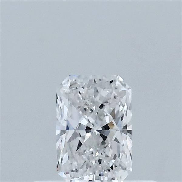 0.38 Carat Radiant Lab Grown Diamond, Excellent Polish, D Color, VVS1 Clarity