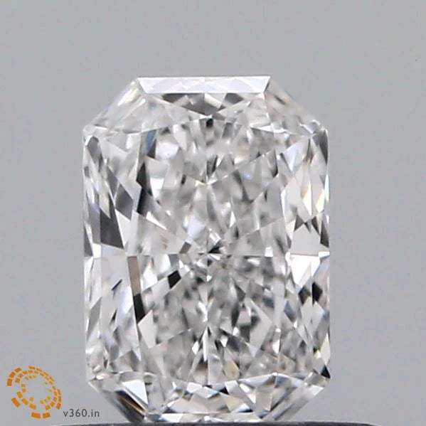 0.38 Carat Radiant Lab Grown Diamond, Very Good Polish, D Color, VS1 Clarity