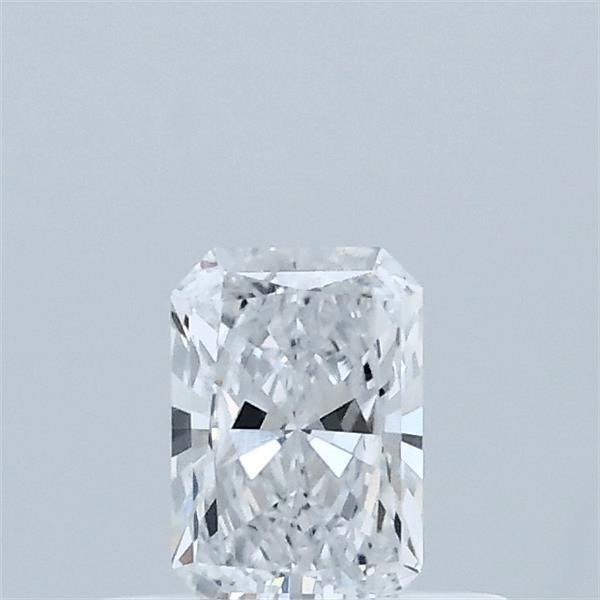 0.38 Carat Radiant Lab Grown Diamond, Very Good Polish, D Color, VVS2 Clarity