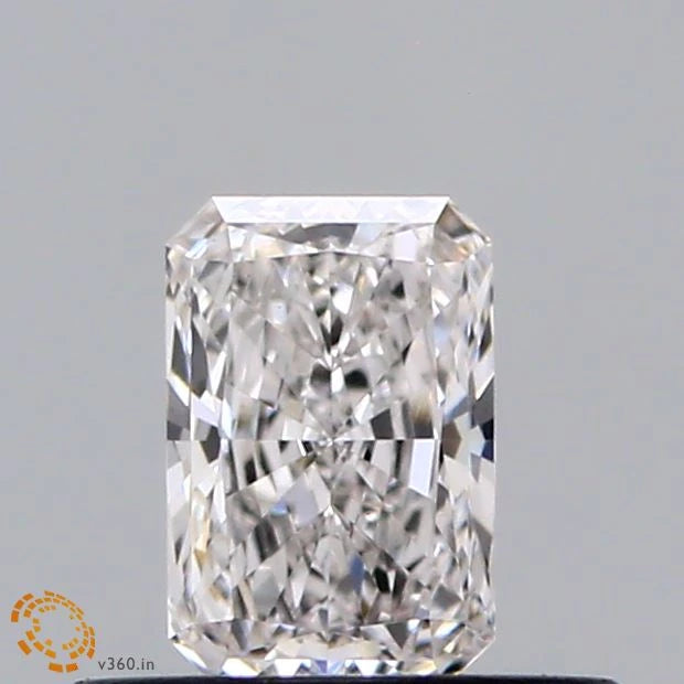 0.38 Carat Radiant Lab Grown Diamond, Very Good Polish, F Color, VS1 Clarity