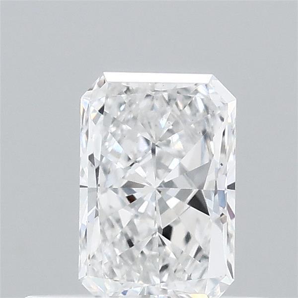 0.41 Carat Radiant Lab Grown Diamond, Very Good Polish, D Color, VS1 Clarity