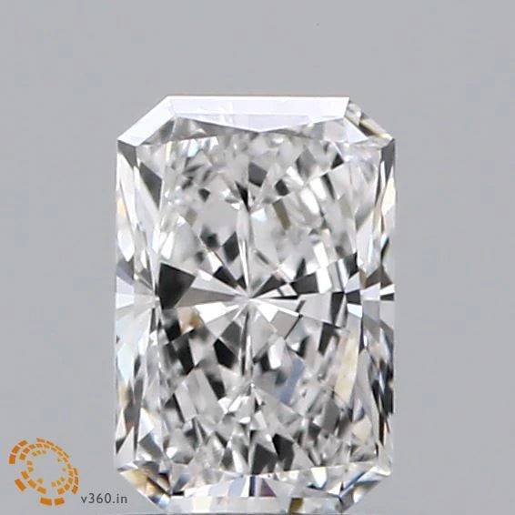 0.43 Carat Radiant Lab Grown Diamond, Very Good Polish, E Color, VS1 Clarity