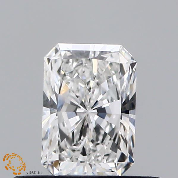 0.45 Carat Radiant Lab Grown Diamond, Very Good Polish, E Color, VS1 Clarity