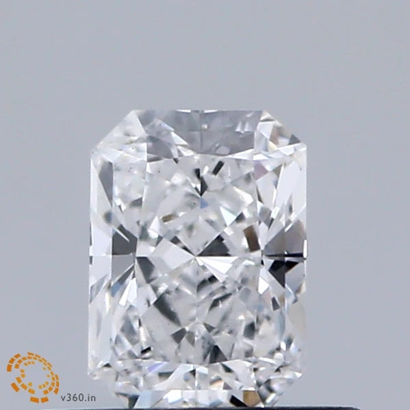 0.45 Carat Radiant Lab Grown Diamond, Very Good Polish, E Color, VS1 Clarity