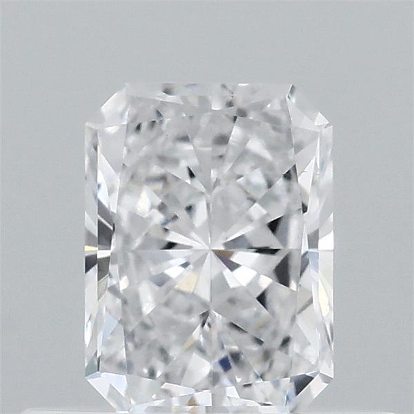 0.47 Carat Radiant Lab Grown Diamond, Very Good Polish, D Color, VS1 Clarity