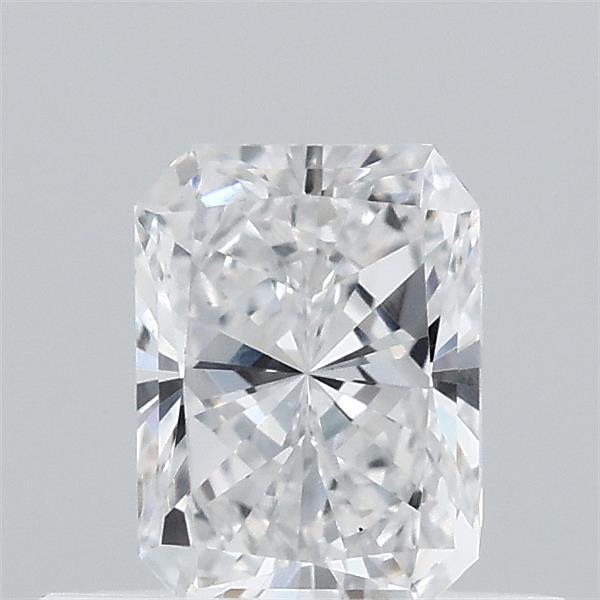 0.47 Carat Radiant Lab Grown Diamond, Very Good Polish, D Color, VS1 Clarity