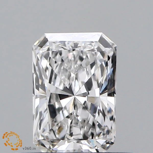 0.47 Carat Radiant Lab Grown Diamond, Very Good Polish, E Color, VS1 Clarity