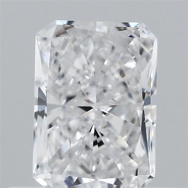 0.49 Carat Radiant Lab Grown Diamond, Very Good Polish, D Color, VVS2 Clarity