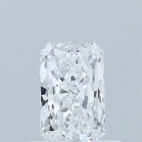 0.51 Carat Radiant Lab Grown Diamond, Very Good Polish, D Color, VS1 Clarity
