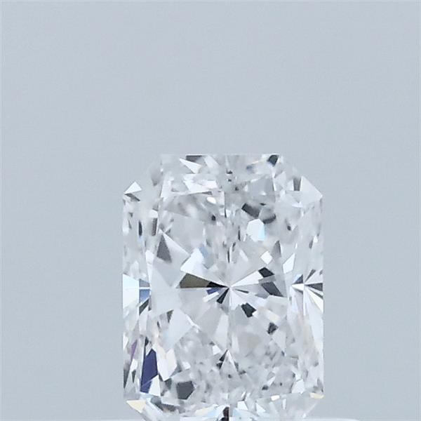 0.54 Carat Radiant Lab Grown Diamond, Very Good Polish, D Color, VS1 Clarity