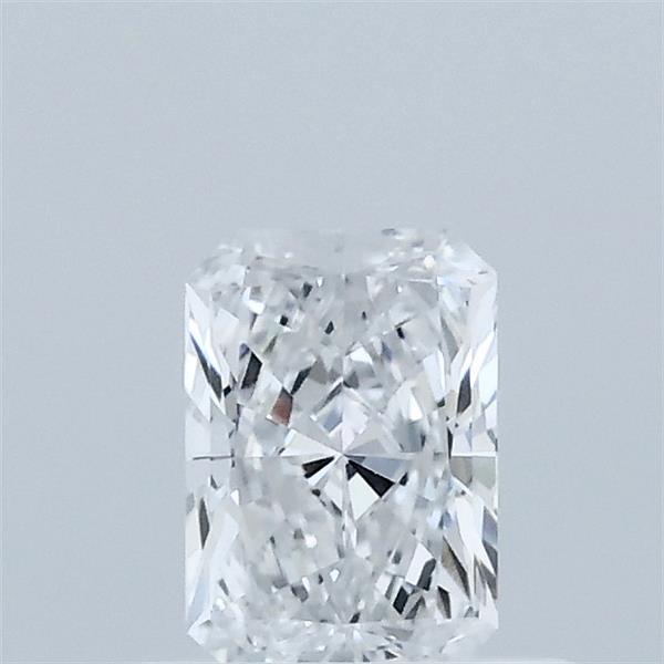 0.54 Carat Radiant Lab Grown Diamond, Very Good Polish, D Color, VVS1 Clarity
