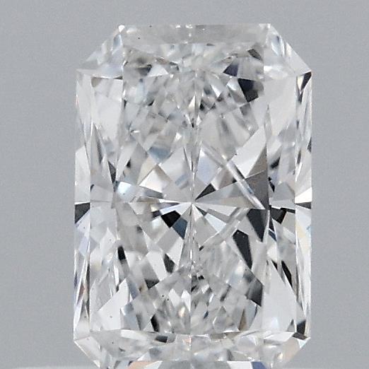 0.55 Carat Radiant Lab Grown Diamond, Excellent Polish, E Color, VS1 Clarity