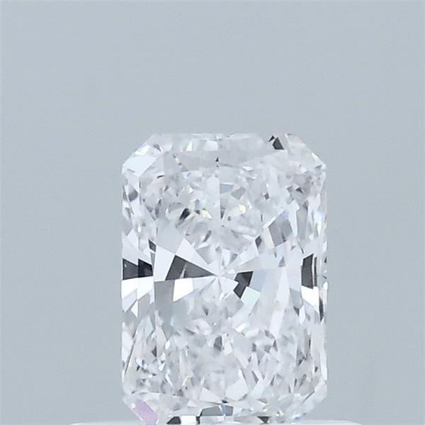 0.55 Carat Radiant Lab Grown Diamond, Very Good Polish, D Color, VS1 Clarity