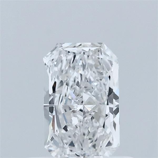 0.57 Carat Radiant Lab Grown Diamond, Very Good Polish, D Color, VVS1 Clarity