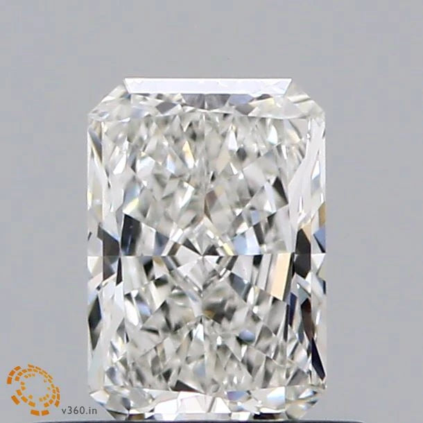 0.57 Carat Radiant Lab Grown Diamond, Very Good Polish, G Color, VS1 Clarity