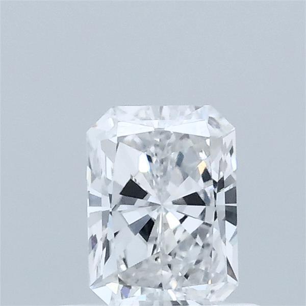 0.58 Carat Radiant Lab Grown Diamond, Very Good Polish, D Color, VVS2 Clarity
