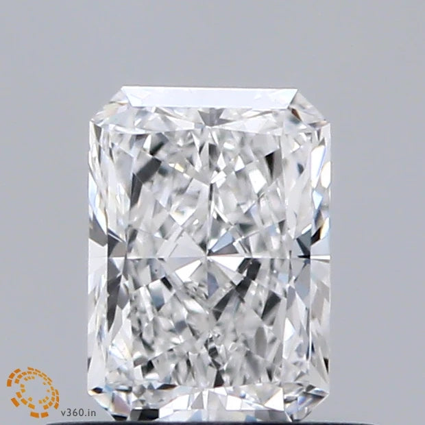 0.64 Carat Radiant Lab Grown Diamond, Very Good Polish, E Color, VS1 Clarity