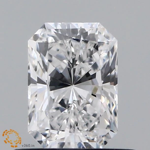 0.67 Carat Radiant Lab Grown Diamond, Very Good Polish, E Color, VVS2 Clarity