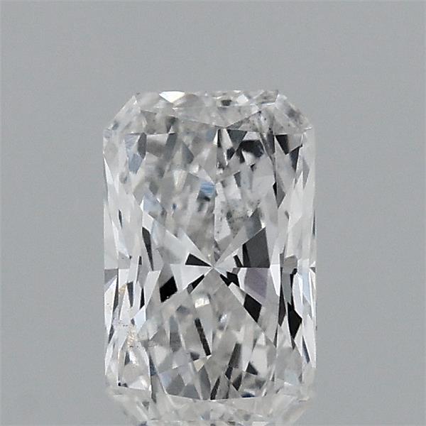 0.71 Carat Radiant Lab Grown Diamond, Very Good Polish, E Color, VS2 Clarity